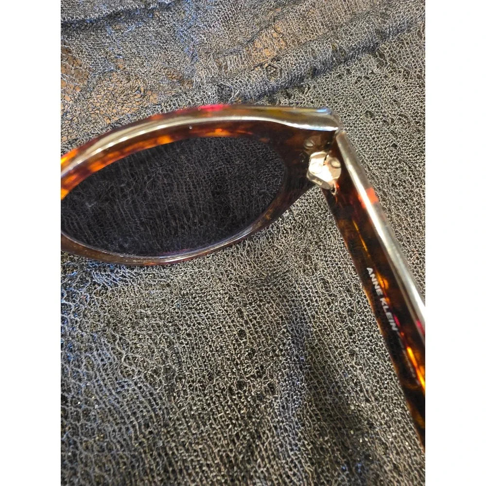 VTG 80s Anne Klein for Riviera Tortoiseshell Sunglasses Cat Eye Oval Frames Rare
